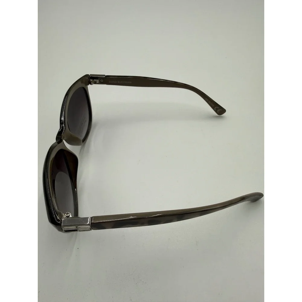 Dana Buchman Sunglasses Womens OS Olive Brown Excellent WDB61SG14 Cat Eye